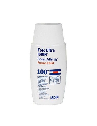 Isdin FotoUltra 100 Solar-Allergie-Fusionsfluid SPF100 + 50ml