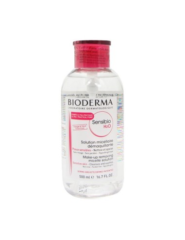 Bioderma Sensibio Crealine H2O Micelle Sollution Pump Reverse 500ml