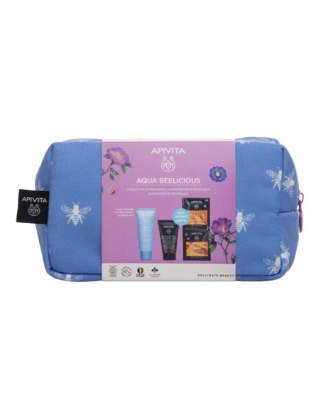 Apivita Aqua Beelicious Light Texture Gift Pouch 40ml Apivita Aqua Beelicious Light Texture Gift Pouch 40ml