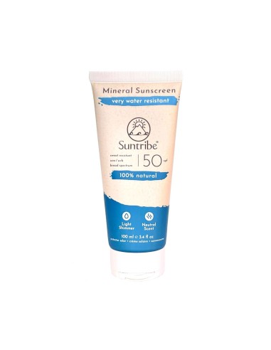 Suntribe Klarer Mineral-Sonnenschutz SPF50 100ml