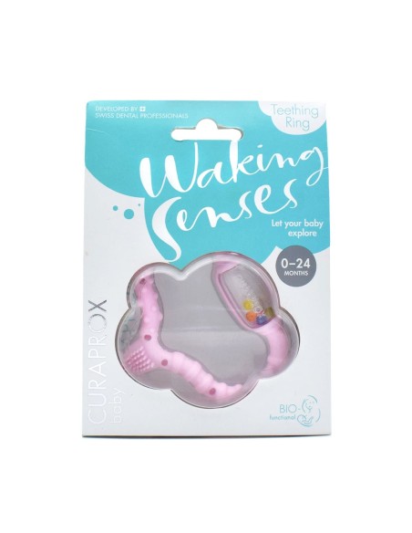 Curaprox Baby Rosa Beißring