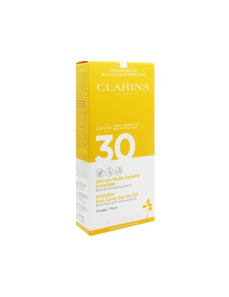 Clarins Gel-en-Huile Solaire Unsichtbarer SF30 50ML Clarins Gel-en-Huile Solaire Unsichtbarer SF30 50ML