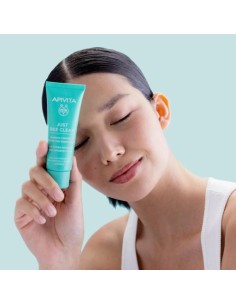Apivita Just Bee Clear Anti-Makel Mattierende Fëuchtigkeitspflege 40ml 2
