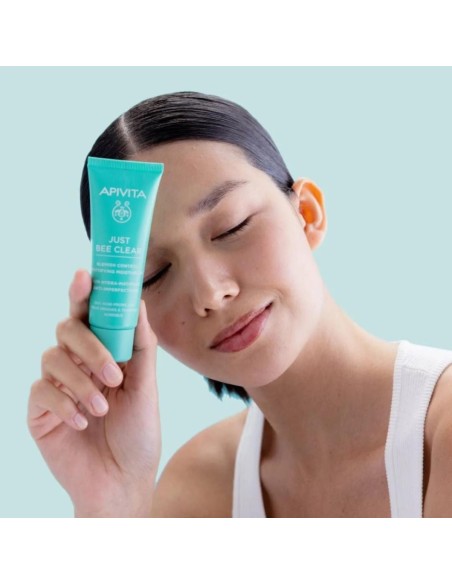 Apivita Just Bee Clear Anti-Makel Mattierende Fëuchtigkeitspflege 40ml Apivita Just Bee Clear Anti-Makel Mattierende Fëuchtigkeitspflege 40ml