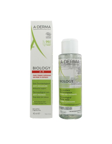 A-Derma Pack Biology A-R 40ml und Biology Mizellenwasser 100ml