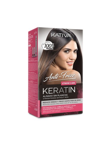 Kativa Anti Frizz Xtreme Care Glätten ohne Glätteisen