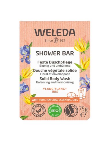 Weleda Feste Duschpflege Ylang Ylang und Iris 75g