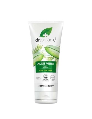 Dr.Organic Organic Aloe Vera Gel mit Bio Teebaumöl und Arnica 200ml