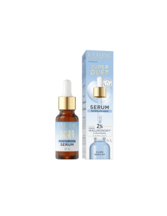 Eveline Cosmetics Super Duet Feuchtigkeitsspendendes Serum mit Hyaluronsäure 18ml