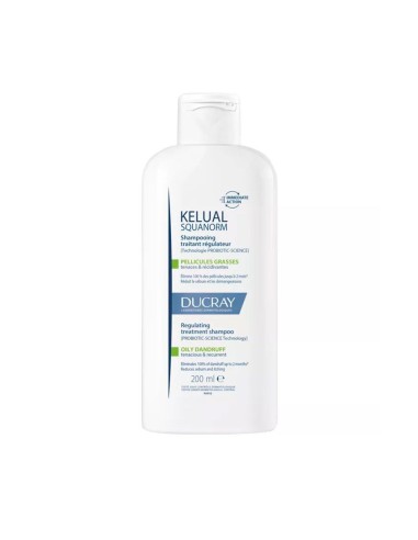 Ducray Kelual Squanorm Shampoo für fettige Schuppen 200ml