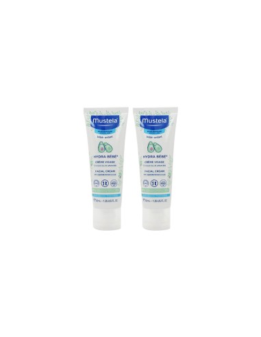 Mustela Pack Hydra Bébé Gesicht 2x40ml