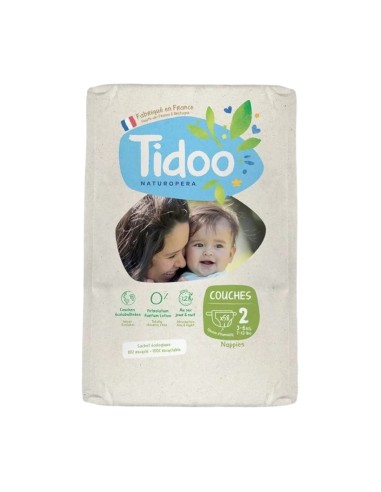 Tidoo Neugeborenen-Windeln 2S (3-6kg) 58 Stück