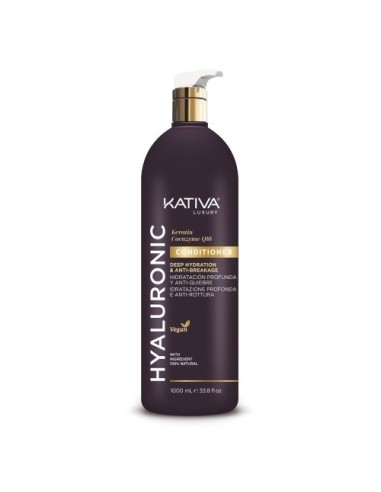 Kativa Hyaluronsäure Conditioner für intensive Feuchtigkeit und Anti-Haarbruch 1000ml