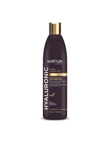 Kativa Hyaluronic Shampoo Tiefenhydratation und Anti-Haarbruch 550ml