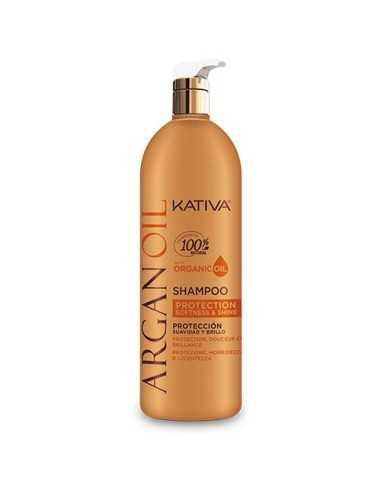 Kativa Argan Oil Shampoo Schutz, Sanftheit und Glanz 1000ml