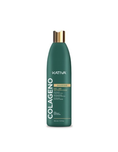 Kativa Kollagen Anti-Aging Shampoo für Geschmeidigkeit und Glanz 355ml