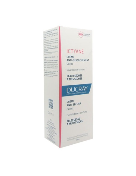 Ducray Ictyane Anti-Dryness Body Cream 200ml
