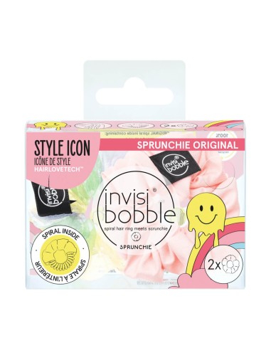 Invisibobble Sprunchie Retro Dreamin Hue Mann Liebe x2