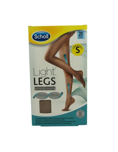 Scholl Light Legs Kompressionsstrumpfhose 20Den Skin Small