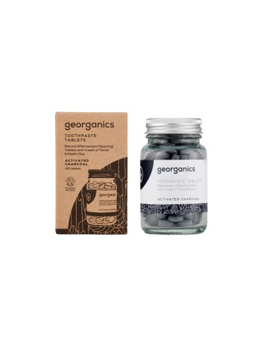 Georganics Aktivkohle-Zahnpasta 120 Tabletten