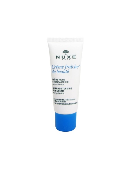 Nuxe Crème Fraîche de Beauté 48 Stunden beruhigende und feuchtigkeitsspendende Rich Cream trockene bis sehr trockene Haut 30ml