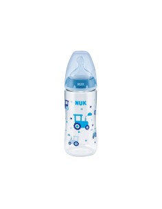 NUK First Choice Silikontemperaturanzeigeflasche 6-18M L 300ml