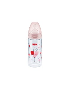 NUK First Choice Silikontemperaturanzeigeflasche 6-18M L 300ml 2