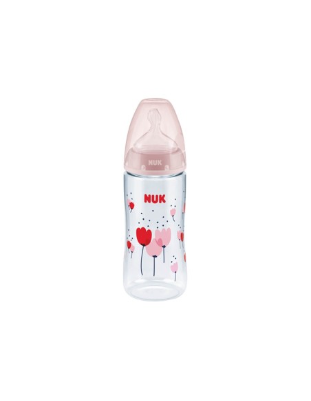 NUK First Choice Silikontemperaturanzeigeflasche 6-18M L 300ml NUK First Choice Silikontemperaturanzeigeflasche 6-18M L 300ml