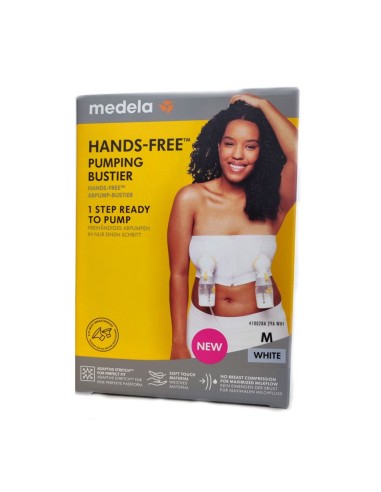 Medela Hands-Free Pumping Bustier Weiß M