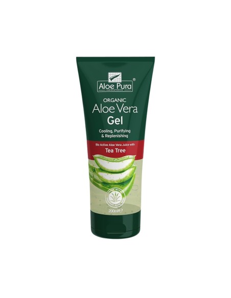Aloe Pura Bio-Aloe Vera Gel mit Melaleuca-Öl 200ml