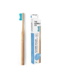 The Humble Co Zahnbürste für Erwachsene mit austauschbarem Kopf 1 Griff + 3 Köpfe