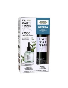 Lazarigue Coffret dickeres Haar Sérum Umreißen von 50 ml + Festungsstärkers Shampoo ergänzen Antiqueda 250ml