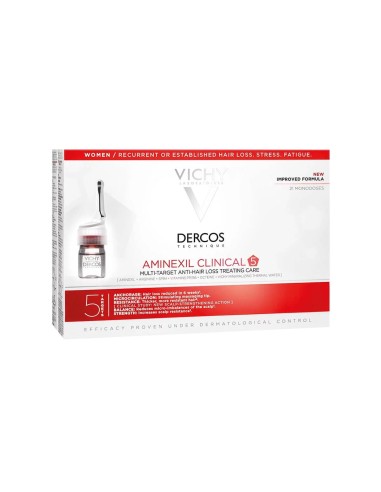 Dercos Aminexil Clinical 5 Frauen 21 Monodosen