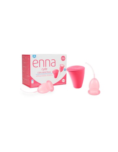 Enna Cycle Menstruationstasse Größe M 2 Einheiten + Sterilisatorbox