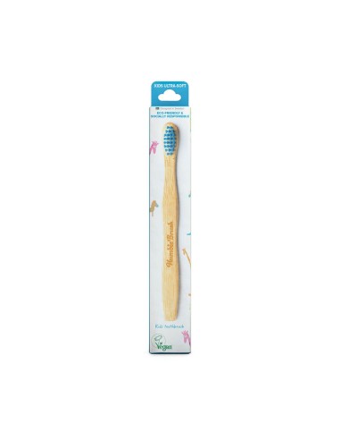 Die Ultra Soft Blue Bamboo Kinderzahnbürste von Humble Co.