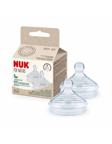 Nuk For Nature Teat S 2 Units Nuk For Nature Teat S 2 Units