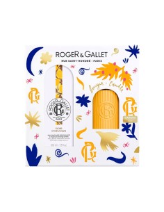 Roger Gallet Pack Bois D'Orange Parfüm Wasser 100ml und Duftkerze Geschenk