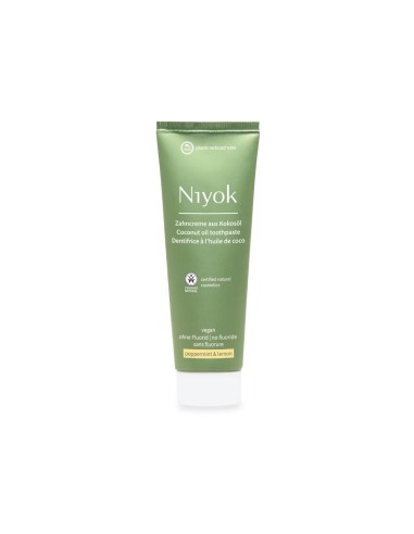 Niyok Natürliche Kokosnuss-Minze-Zitronen-Zahnpasta 75ml