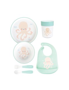 Saro Happy Sea Mikrowelle Geschirrspüler Set 6 Stück