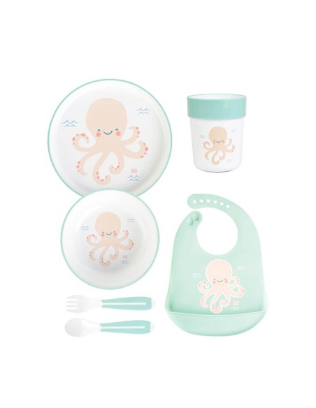 Saro Happy Sea Mikrowelle Geschirrspüler Set 6 Stück Saro Happy Sea Mikrowelle Geschirrspüler Set 6 Stück