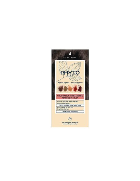 Phyto-Farbe dauerhafte Färbung mit Gemüsepigmenten 4 braun