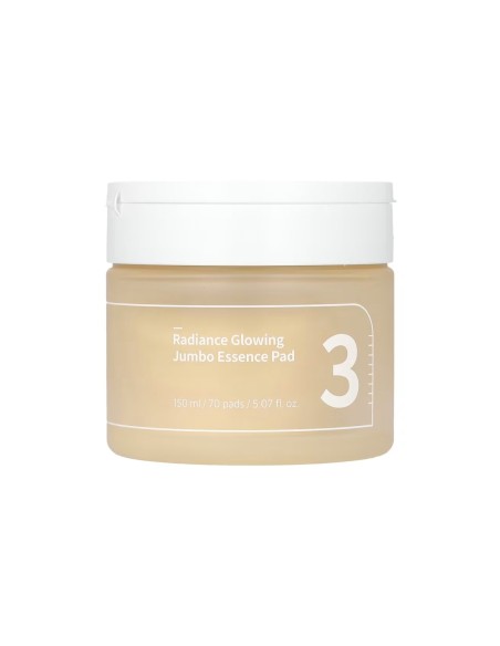 Numbuzin No.3 Radiance Glowing Jumbo Essence Pad 70 Stück Numbuzin No.3 Radiance Glowing Jumbo Essence Pad 70 Stück