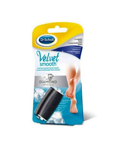 Scholl Velvet Smooth Ersatz-Fußfeilen Smooth Finish X2