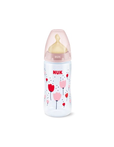 NUK First Choice Latex Temperaturanzeigeflasche 6 + M L 300ml