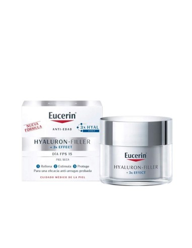 Eucerin Hyaluron-Filler 3xEffect Tagescreme Trockene Haut 50ml