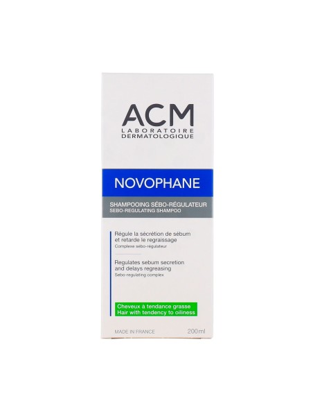 Novophane Shampoo Sebo-Regulador für fettiges Haar 200 ml Novophane Shampoo Sebo-Regulador für fettiges Haar 200 ml