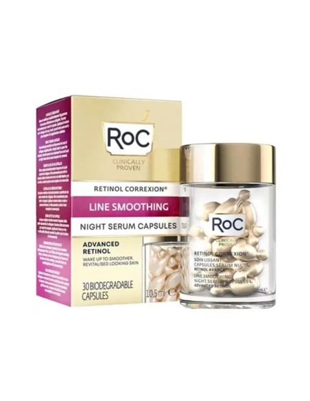 Roc Retinol Correxion Line Smoothing Night Serum Capsules 30uni