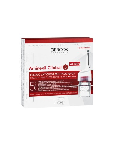 Dercos Aminexil Clinical 5 Frauen 12 Monodosen