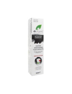 Dr Organic Extra Whitening Charcoal Zahnpasta 100ml 2
