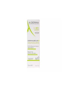 A-Derma Dermalibour + Reparieren von CICA-LiP-Balsam 15 ml 2